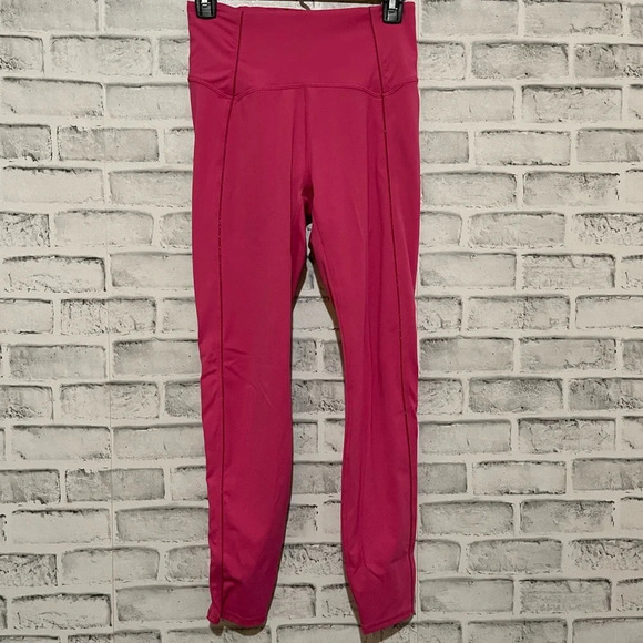 Women’s Joy Lab High Rise Athletic Workout Leggings Pink, Small - Picture 1 of 5